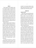 Summary of Doctoral thesis: Research using on management accounting practices in manufacturing Enterprises in Vietnam