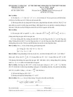 Đề thi chọn HSG cấp tỉnh môn Toán 12 năm 2018-2019 có đáp án - Sở GD&ĐT Quảng Ninh (Bảng B)
