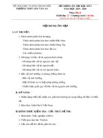 Đề cương ôn tập học kì 1 môn Địa lí 12 năm 2019-2020 - Trường THPT Chu Văn An