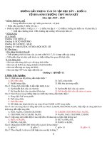 Đề cương ôn tập HK2 môn Hóa học 12 năm 2019-2020 - Trường THPT Đoàn Kết