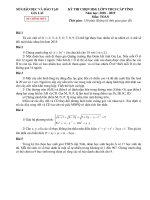 Đề thi chọn HSG cấp tỉnh môn Toán 9 năm 2018-2019 - Sở GD&ĐT Gia Lai