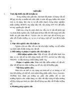 Tóm tắt Luận án tiến sĩ Kỹ thuật: Nghiên cứu xác định loại vật nổ thông qua dấu vết ở hiện trường các vụ án có sử dụng chất nổ