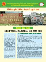 Tài liệu phổ biến sản xuất sạch hơnBiaRuouSaiGonDongXuan