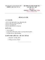 Đề cương ôn tập học kì 1 môn Địa lí 10 năm 2019-2020 - Trường THPT Chu Văn An (Khối cơ bản)