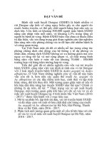 Thực trạng véc tơ sốt xuất huyết dengue, mối tương quan giữa khí hậu với chỉ số véc tơ và số mắc sốt xuất huyết dengue tại 4 tỉnh miền bắc việt nam (2016   2017) tt 