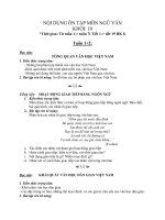 Đề cương ôn tập tháng 9 môn Ngữ văn 10 năm 2019-2020 - Trường THPT Đức Trọng