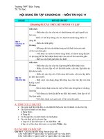 Đề cương ôn tập chương 3 môn Tin học 11 năm 2019-2020 - Trường THPT Đức Trọng