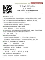 2020 thi học kỳ 1   sở GDĐT an giang 