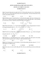 Đề ôn tập kiểm tra 45 phút môn Toán lớp 11 - Chương 2: Tổ hợp và xác suất