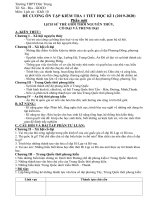 Đề cương ôn tập kiểm tra 1 tiết học kì 1 môn Lịch sử 10 năm 2019-2020 - Trường THPT Đức Trọng