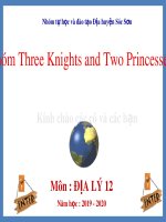 Bài thuyết trình Địa lý 12 - Bài 9: Thiên nhiên nhiệt đới ẩm gió mùa