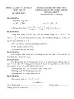 Đề thi học kì 1 môn Toán 9 năm 2018-2019 có đáp án - Phòng GD&ĐT Thị xã Phú Mỹ