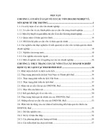 Luận án Tiến sĩ: Giải pháp tái cơ cấu vốn cho doanh nghiệp dịch vụ du lịch Huế trong nền kinh tế thị trường