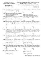 Đề thi thử THPT Quốc gia lần 1 môn Toán 11 năm 2018-2019 có đáp án - Trường THPT Ngô Quyền