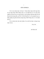 luận văn thạc sĩ hoàn thiện công tác đãi ngộ nhân lực tại ngân hàng TMCP đông nam á  chi nhánh đại an 