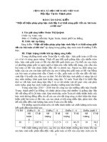 Báo cáo SKKN: Một số biện pháp giúp học sinh lớp 4 có khả năng giải tốt các bài toán có lời văn