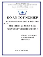 Đồ án tốt nghiệp: Điều khiển xe Robot bằng giọng nói với Raspberry Pi 3