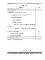 Sáng kiến kinh nghiệm Tiểu học: Sử dụng phần mềm Mimio để nâng cao hiệu quả dạy học môn Tiếng Anh ở tiểu học
