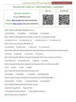 2020 thi giữa kỳ 1 hóa 12   THPT nam trực   nam định 