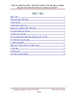 SKKN: Một số kinh nghiệm về việc vận dụng các phương pháp phân tích đa thức thành nhân tử vào giải toán môn đại số 8