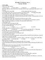 Đề cương ôn tập học kì 1 môn Sinh học 11 năm 2019-2020 - Trung tâm Giáo dục thường xuyên Ninh Thuận