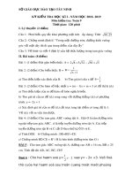 Đề thi học kì 1 môn Toán 9 năm 2018-2019 - Sở GD&ĐT Tây Ninh