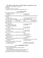 Đề cương ôn tập học kì 1 môn Địa lí 10 năm 2019-2020 - Trường THPT Việt Đức