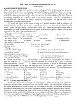 Đề cương ôn tập học kì 1 môn Tiếng Anh 10 năm 2018-2019 - Trường THPT Phan Bội Châu