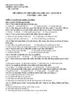 Đề cương ôn tập học kì 1 môn Lịch sử 10 năm 2019-2020 - Trường THPT Ngô Quyền