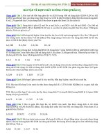 Bài tập hợp chất lưỡng tính (phần 2) 