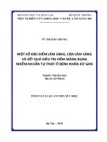 Tóm tắt Luận án Tiến sĩ Y học: Một số đặc điểm lâm sàng, cận lâm sàng và kết quả điều trị viêm màng bụng nhiễm khuẩn tự phát ở bệnh nhân xơ gan