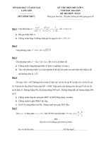 Đề thi chọn HSG cấp tỉnh môn Toán 9 năm 2014-2015 - Sở GD&ĐT Lạng Sơn