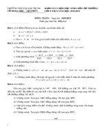 Đề thi chọn HSG cấp trường môn Toán 8 năm 2018-2019 có đáp án - Trường THCS Quang Trung