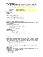 Đề thi chọn học sinh giỏi cấp huyện Toán lớp 9 năm 2012-2013 (Đề đề nghị) – Trường THCS Phan Bội Châu