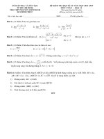 Đề thi học kì 2 môn Toán 11 năm 2018-2019 có đáp án - Trường THPT Nguyễn Chí Thanh