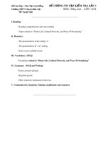 Đề cương ôn tập kiểm tra lần 1 môn Tiếng Anh 12 năm 2019-2020 - Trường THPT chuyên Bảo Lộc