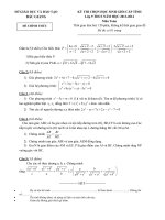 Đề thi chọn HSG cấp tỉnh môn Toán 9 năm 2013-2014 - Sở GD&ĐT Bắc Giang