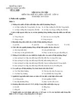 Đề cương ôn tập học kì 1 môn Lịch sử 10 năm 2019-2020 - Trường THPT Lương Ngọc Quyến