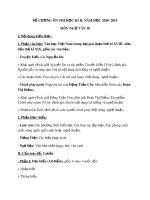 Đề cương ôn tập học kì 2 môn Ngữ văn 10 năm 2018-2019 - Trường THPT Cẩm Xuyên