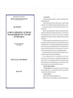 Tóm tắt luận án Tiến sĩ Kinh tế Chính trị: Vai trò của chính quyền cấp tỉnh đối với giảm nghèo bền vững vùng miền núi tỉnh Nghệ An