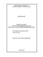 Tóm tắt luận văn Tiến sĩ Hóa học: Nghiên cứu lý thuyết phản ứng Oxi-đề Hiđro hóa Ankan nhẹ trên xúc tác V2O5 bằng phương pháp phiếm hàm mật độ