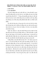 Sáng kiến kinh nghiệm: Một số biện pháp chỉ đạo thực hiện giáo dục bảo vệ môi trường  và vệ sinh cá nhân cho trẻ ở trường mầm non