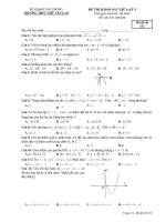 Đề kiểm tra giữa HK1 môn Toán 10 năm 2018-2019 có đáp án - Trường THPT Nhữ Văn Lan