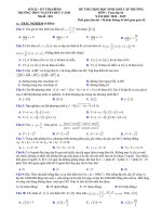 Đề thi chọn HSG cấp trường môn Toán lớp 10 năm 2018-2019 - Trường THPT Nguyễn Đức Cảnh