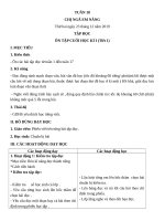 giáo án TUẦN 19 lớp 3 chuẩn kiễn thức kĩ năng