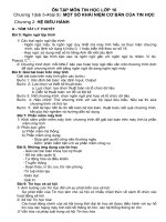 Đề cương ôn tập chương 1 và chương 2 môn Tin học 10 năm 2019-2020 - Trường THPT Đức Trọng