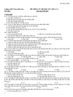 Đề cương ôn tập học kì 1 môn Vật lí 11 năm 2018-2019 - Trường THPT Phan Bội Châu