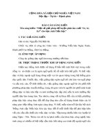Báo cáo SKKN: Một số giải pháp để luyện phát âm cuối “/s/, /z/, /iz/” cho học sinh Tiểu học