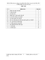 SKKN: Một số biện pháp xây dựng môi trường lấy trẻ làm trung tâm tại lớp chồi 1 Trường Mầm non Hoa Pơ Lang