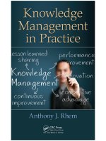 Knowledge management in practice 